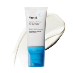 Murad front packaging showing SPF 50 and mattifying benefits