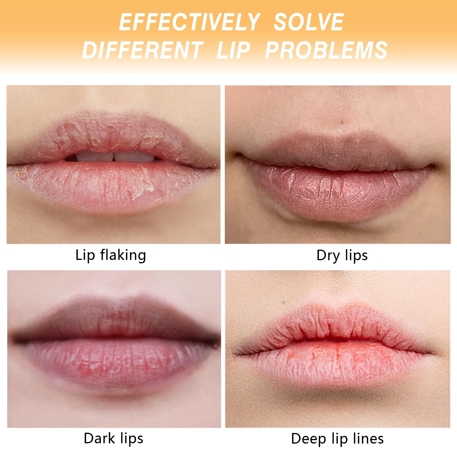 MUREND applying balm to lips in hand for quick moisturize and soothing benefit