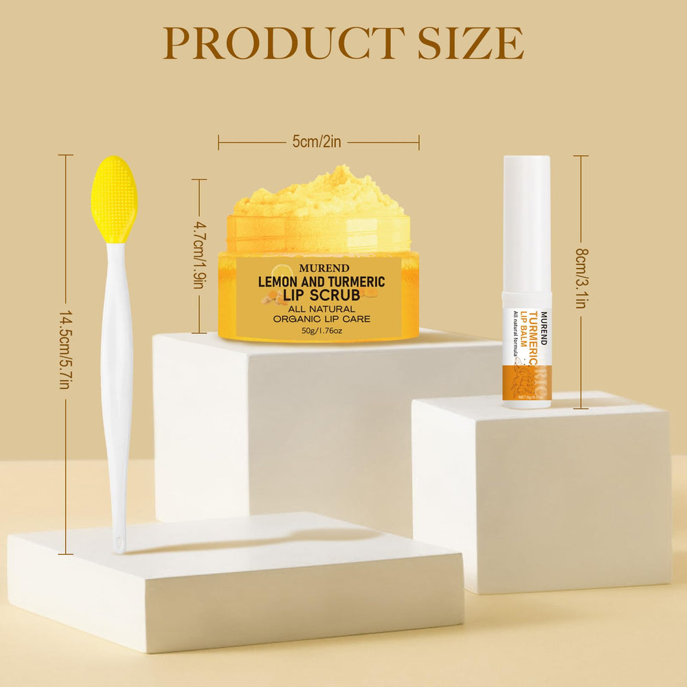 MUREND lip set on bathroom vanity conveying an everyday routine and pampering benefit