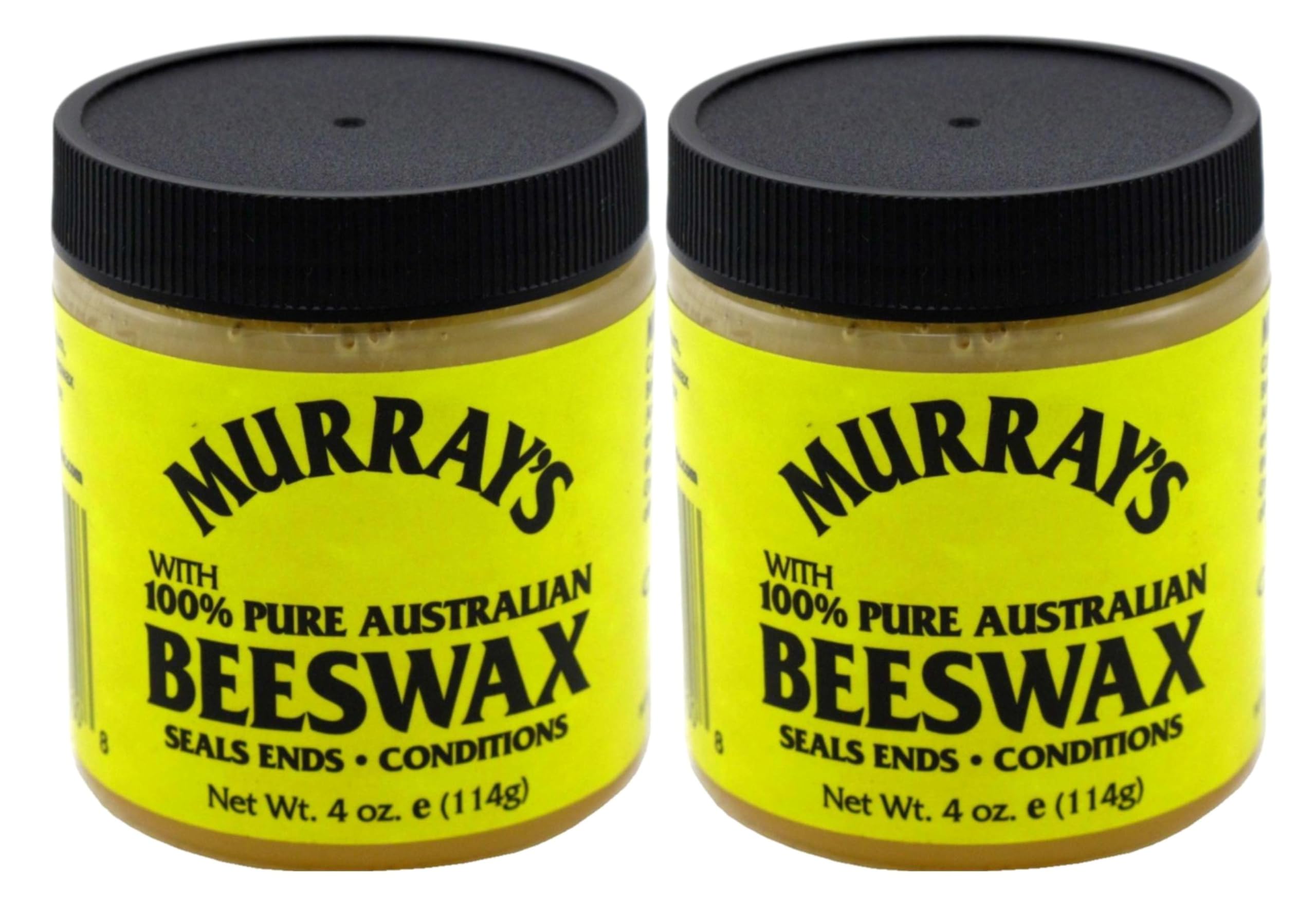 Murray's beeswax jar front view showing label and compact travel-friendly size benefiting easy storage