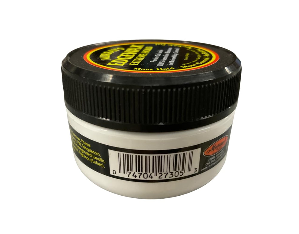 Murray's mini edgewax extreme being applied to hairline for precise edge control
