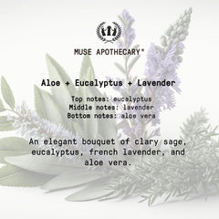 Muse Apothecary lifestyle bathroom vanity scene suggesting everyday ritual comfort benefit