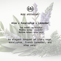 Muse Apothecary label close-up showing certifications and ingredient clarity