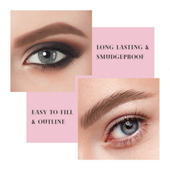 Music Flower brow before and after image showing improved definition