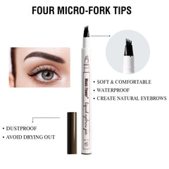 Music Flower close-up of 4-prong micro-fork tip for precise strokes