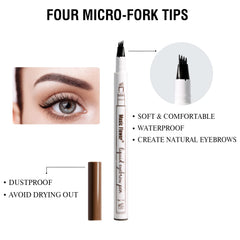 Music Flower micro-fork tip close-up creating fine hairlike strokes
