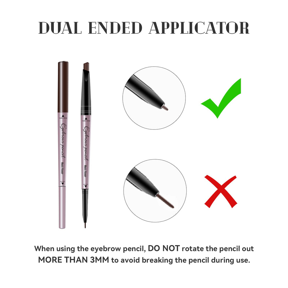 Music Flower pencil inside makeup bag for quick touch-ups on the go