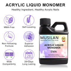 MUSILAN bead formation demo with acrylic powder for controlled shaping benefit