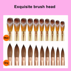 MUSILAN brushes arranged in a salon scene showcasing professional-ready kit benefit