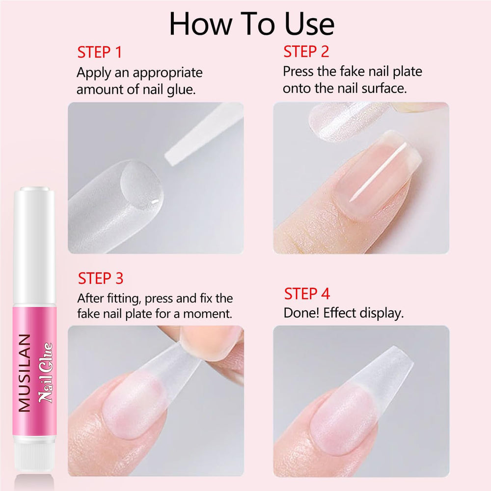 MUSILAN layout of all 40 tubes illustrating ample quantity for many manicures