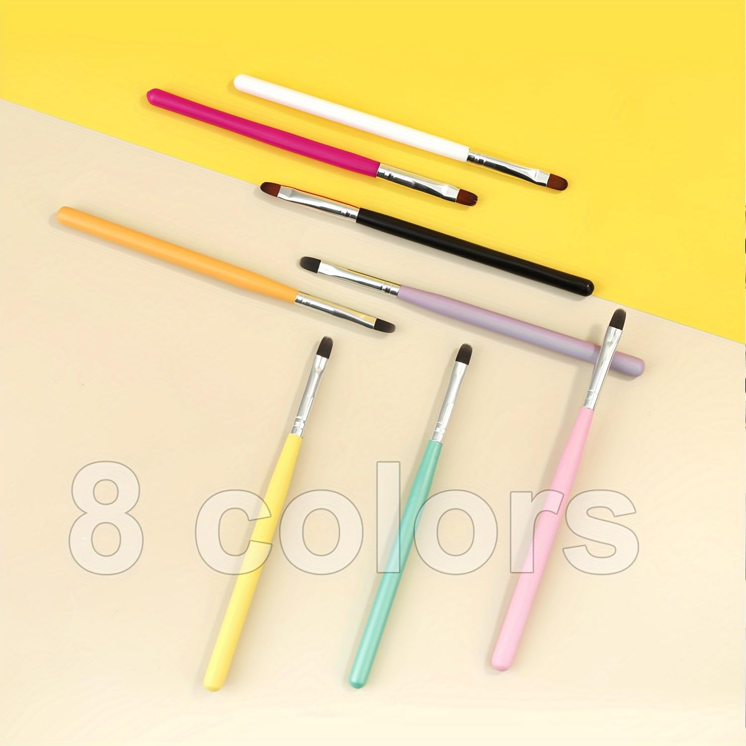 MUSILAN brushes stored upright in a case showing compact storage and travel-ready protection