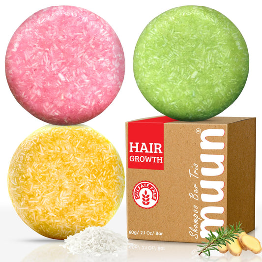 Muun front packaging showing three bars and eco benefits, highlights waste reduction