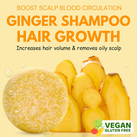 Muun ginger bar close-up texture showing concentrated extract for stronger roots
