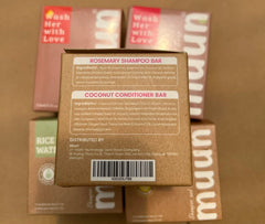 Muun travel kit with bars for compact, on-the-go hair care