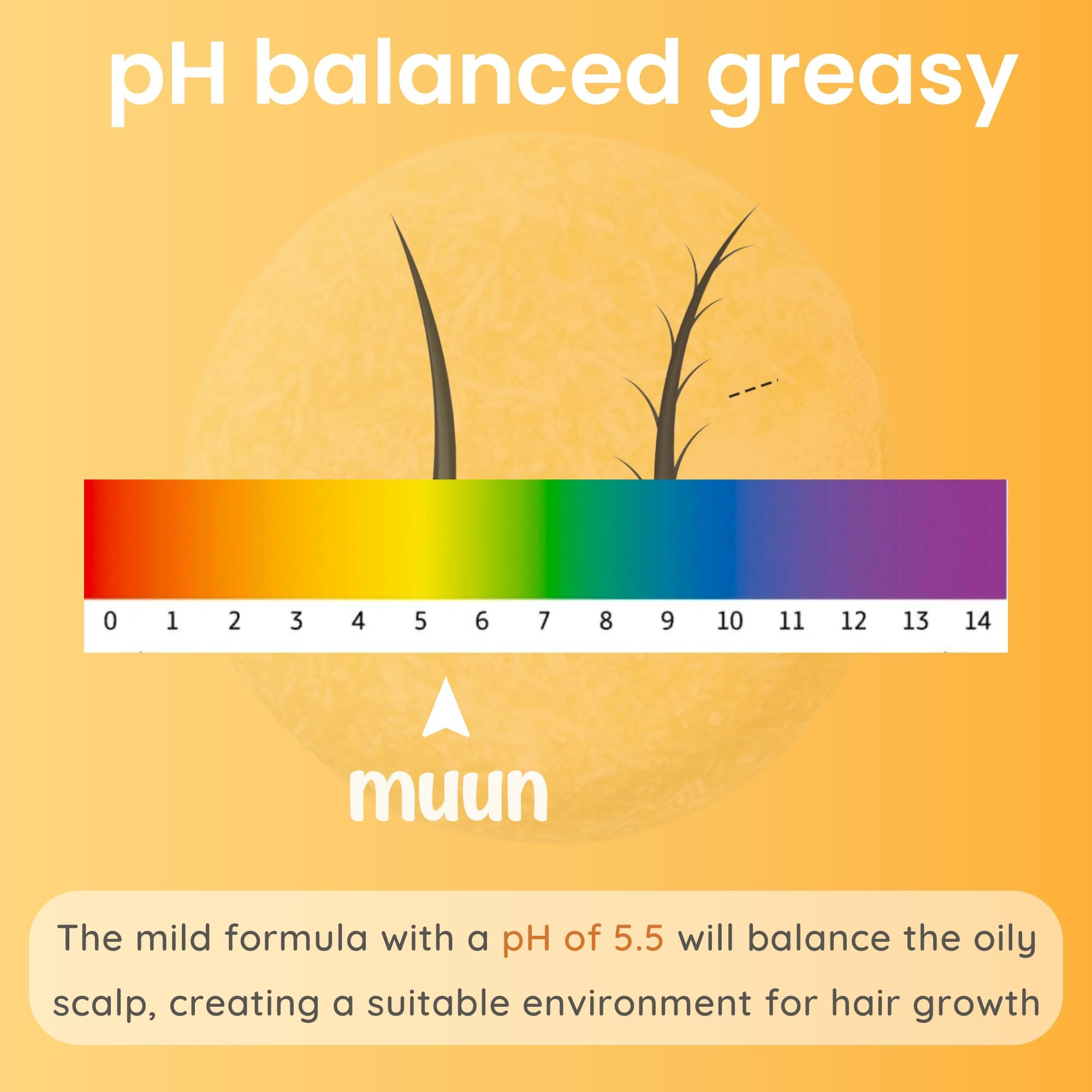 Muun demonstrating shampoo bar on wet hair to show effective cleansing and circulation boost