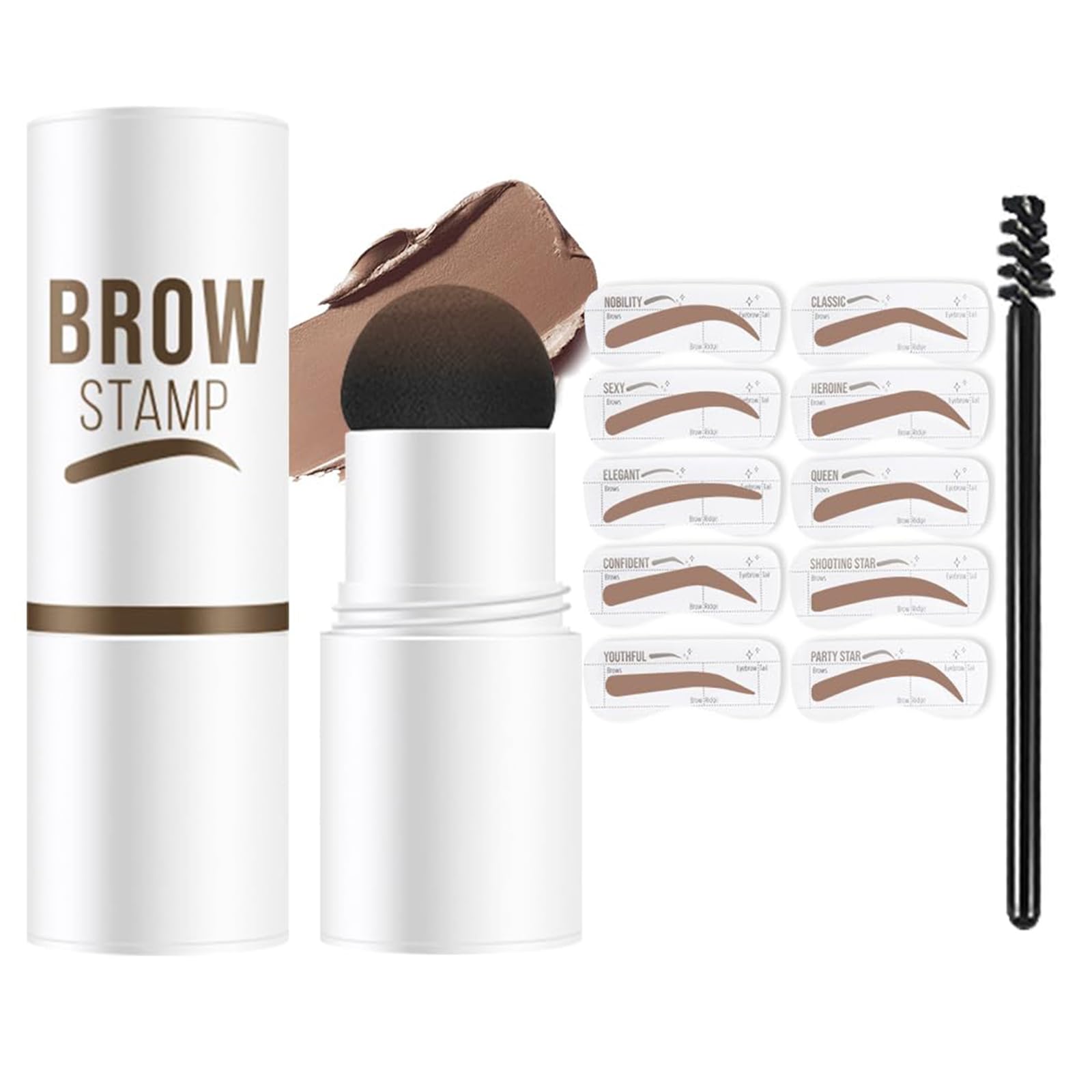 MVC kit front packaging showing complete blonde eyebrow set and convenience