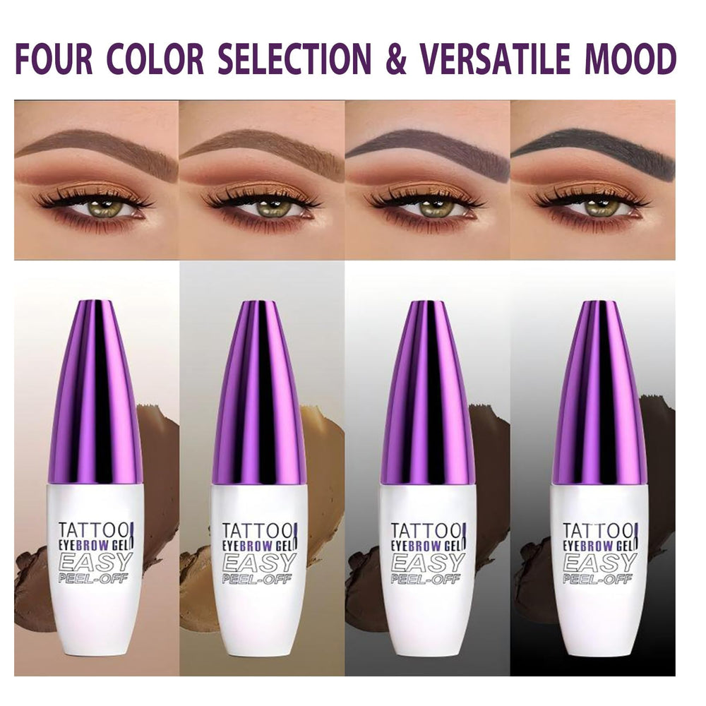 MVC brush applying eyebrow gel for precise shape and clean lines