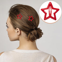 mxxipp red star used in hair showing secure hold and decorative pop