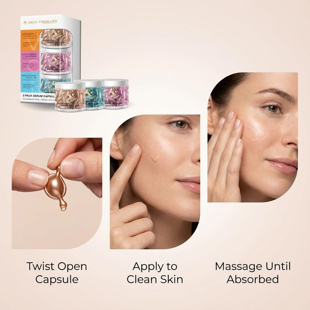 My Beauty Spot capsules opened in hand ready for application, measured potency
