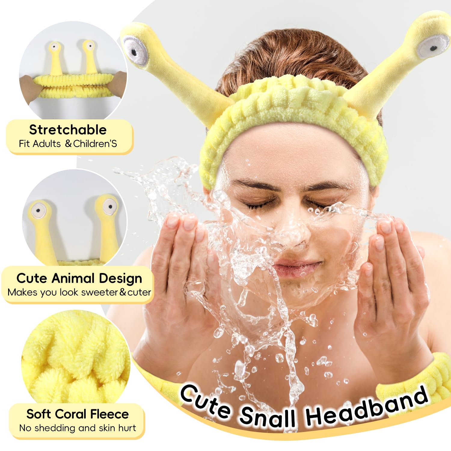 my novel things scrunchie and headband styled in ponytail, secures hair during routines