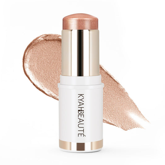 MYMERRY highlighter stick front packaging showing bronze caramel shade and compact design