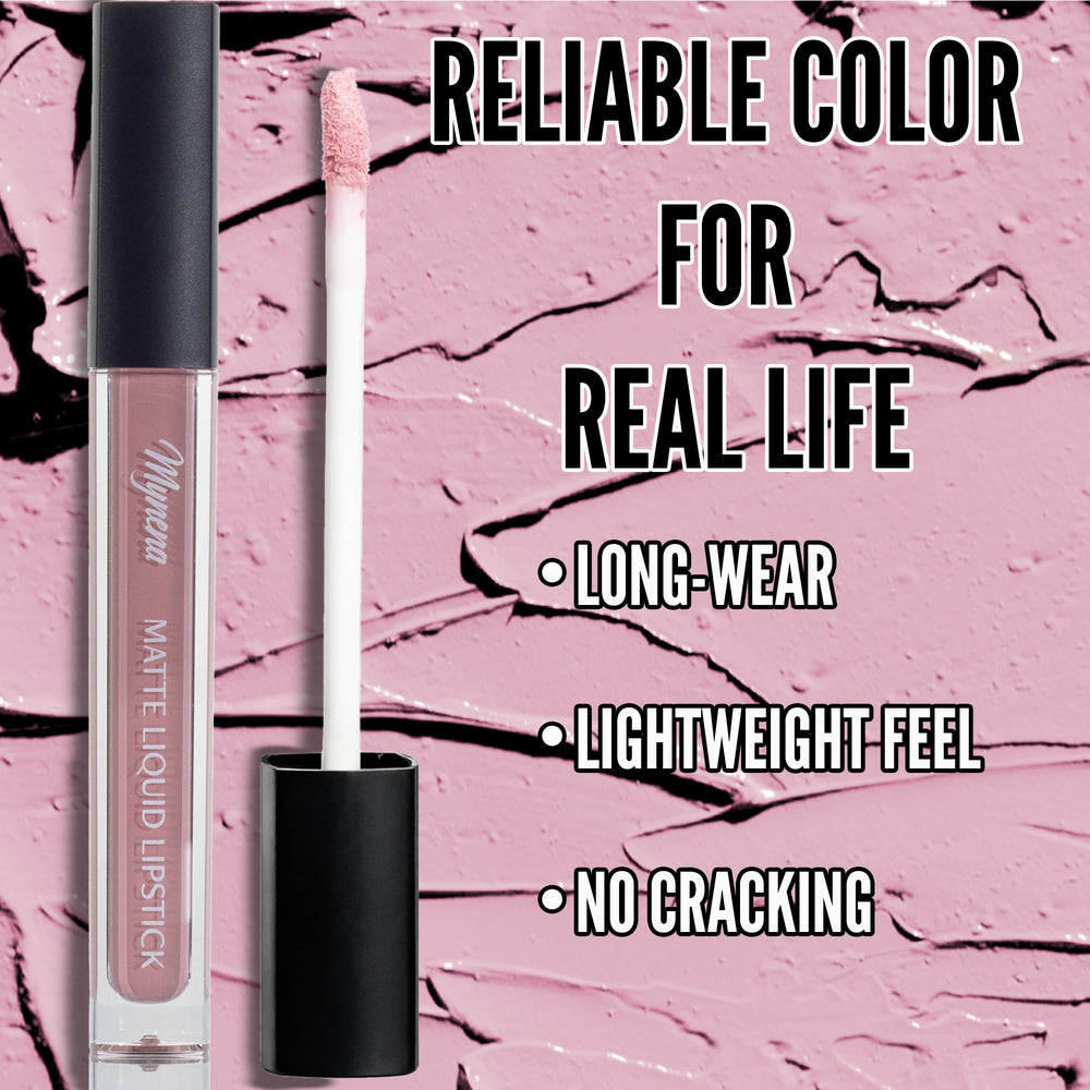 Mynena Clara texture close-up highlighting smooth matte finish and pigmentation