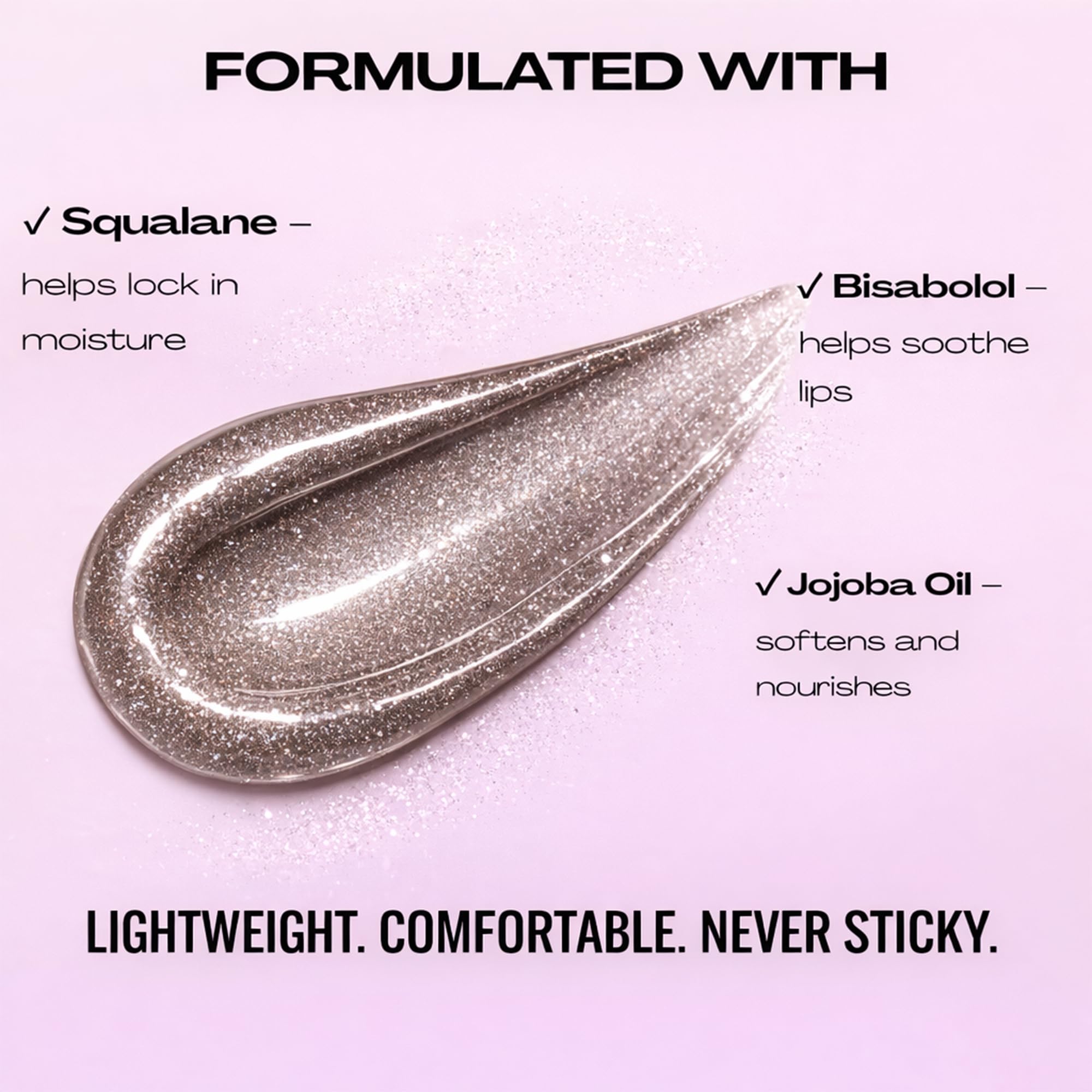 Mynena jojoba detail image emphasizing hydrating benefit and smoothness