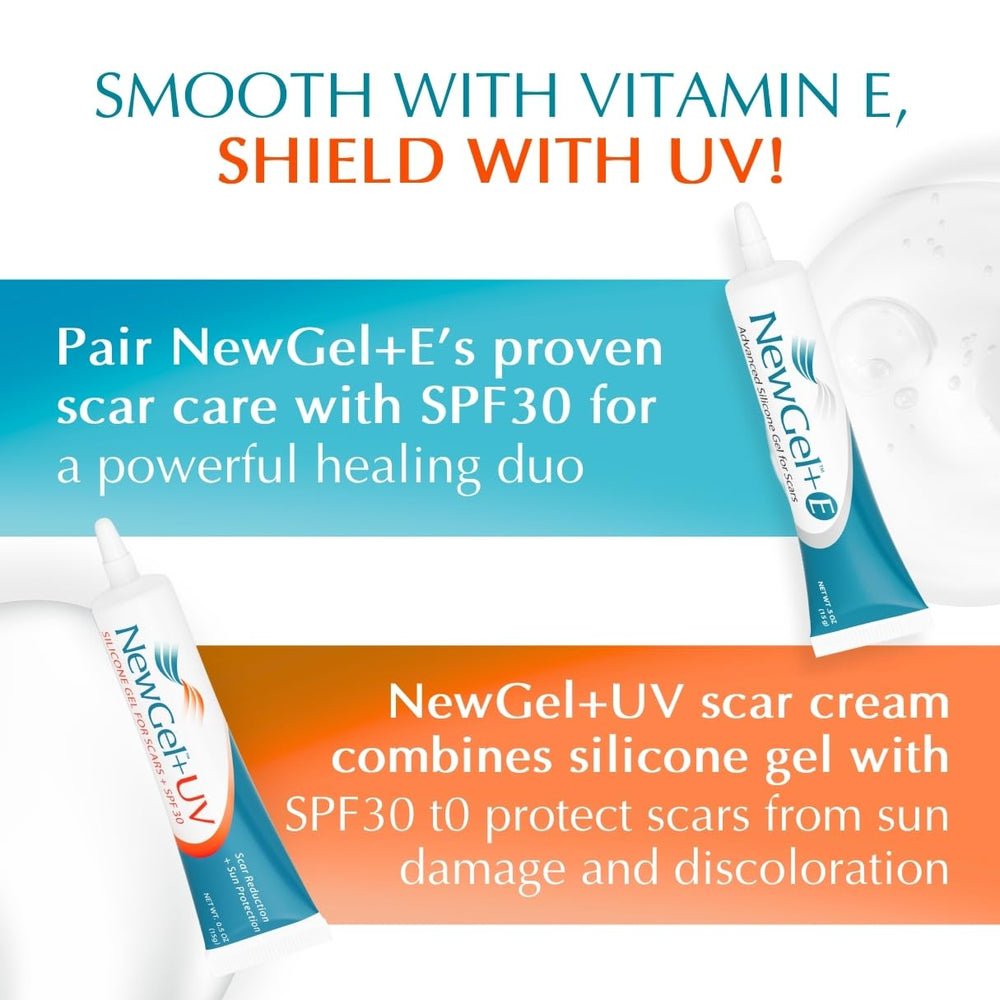 MyNewGel applied to facial scar area illustrating gentle, clear wear benefit
