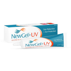 MyNewGel tube front view showing branding and compact size benefits