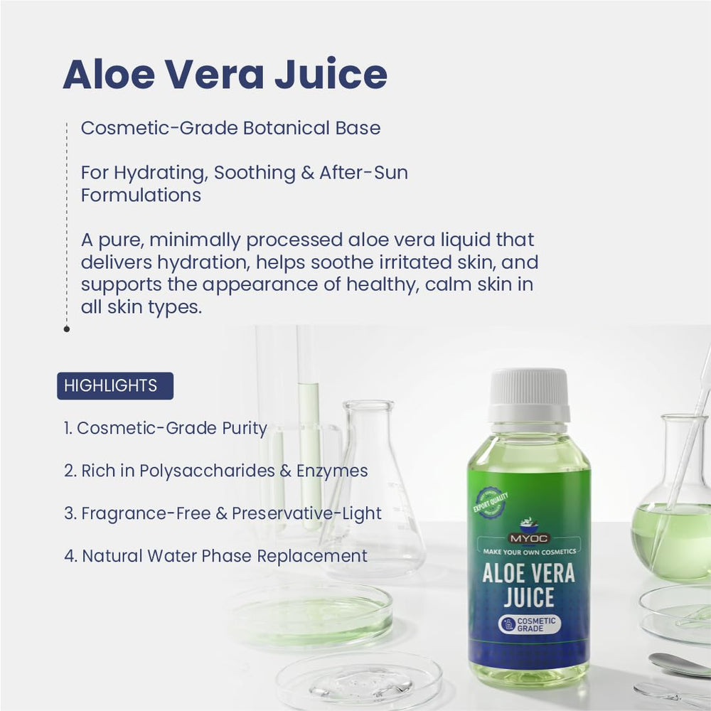 MYOC label close-up displaying ingredient clarity and cosmetic use
