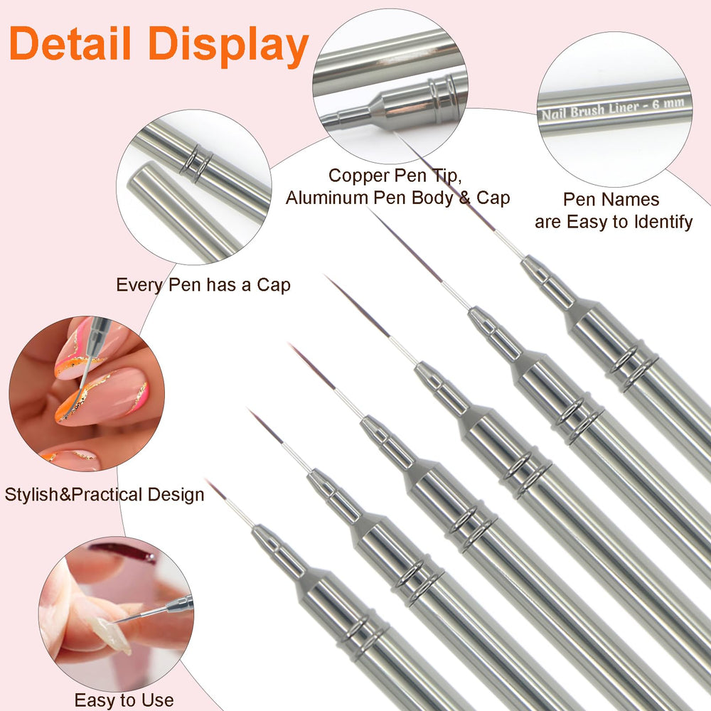 MYR brushes held in hand to show scale and comfortable metal grip for steady strokes