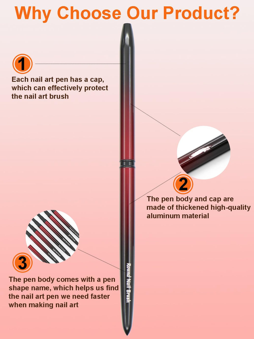 MYR close-up on bristles and copper ferrule, highlighting durability and low-shedding benefit