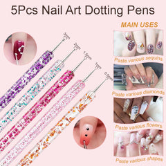 MYR artist using a brush to paint fine nail detail demonstrating control benefit