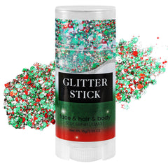 Mysense front packaging showing glitter stick and holiday colors, easy grab-and-go