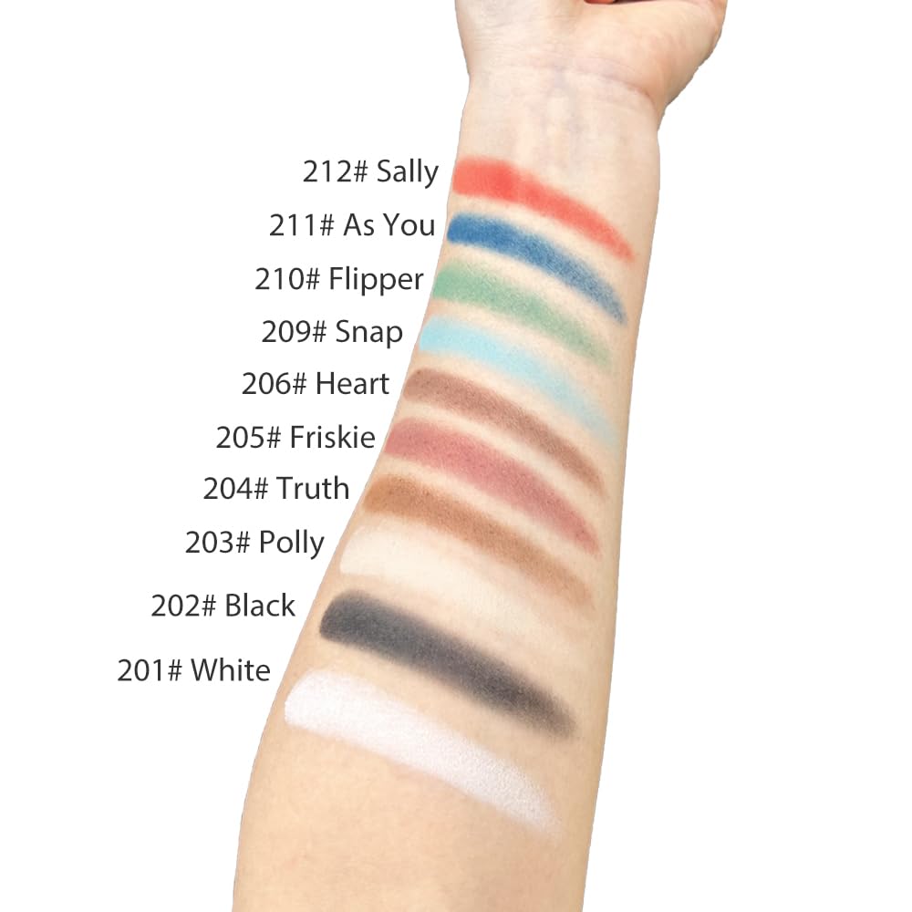 Mysense used as brow liner showing multipurpose use and natural shaping benefit