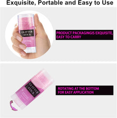 Mysense glitter on hair roots displaying vibrant braid and style boost