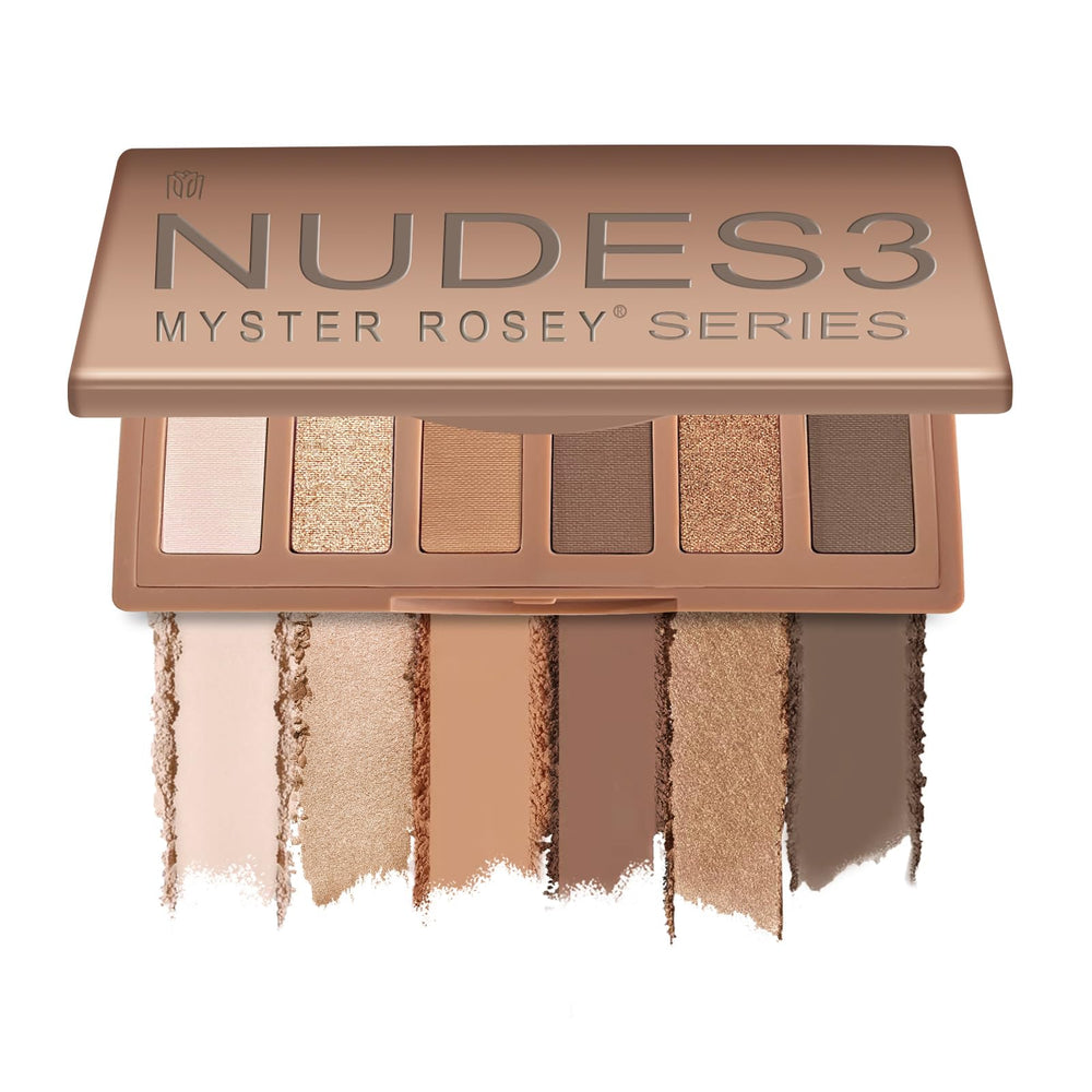 MYSTER ROSEY front packaging showing compact travel-ready palette and branding