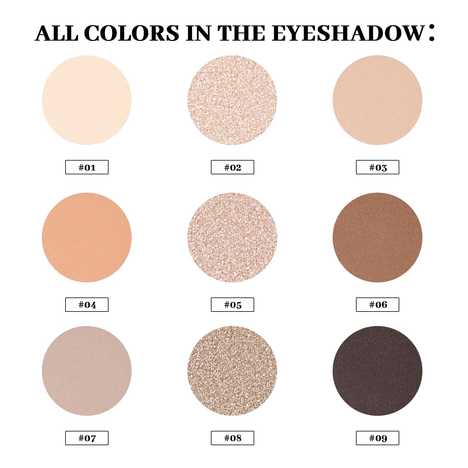 MYSTER ROSEY close-up of pan shades highlighting velvety texture and blendability