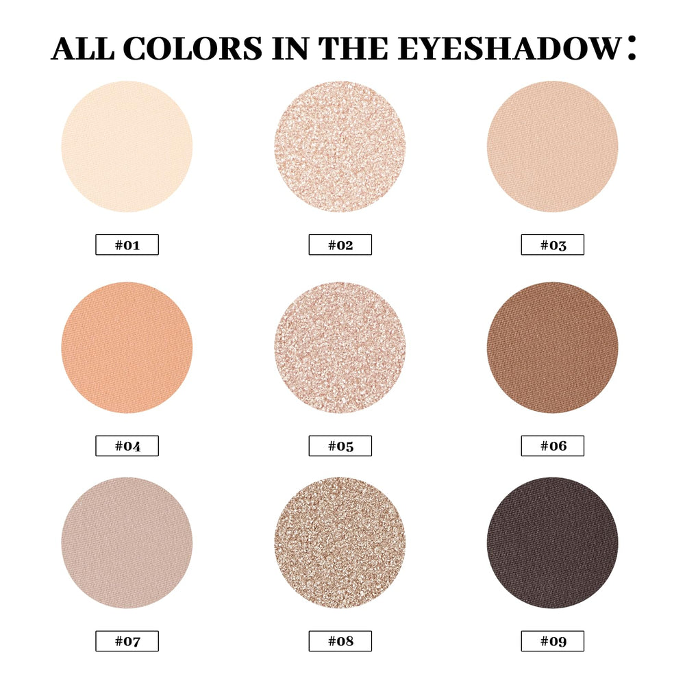 MYSTER ROSEY close-up of pan shades highlighting velvety texture and blendability