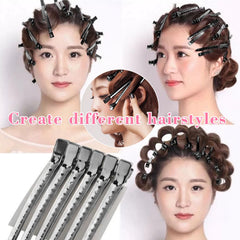 Mythos clips in salon use securing hair sections for styling and coloring