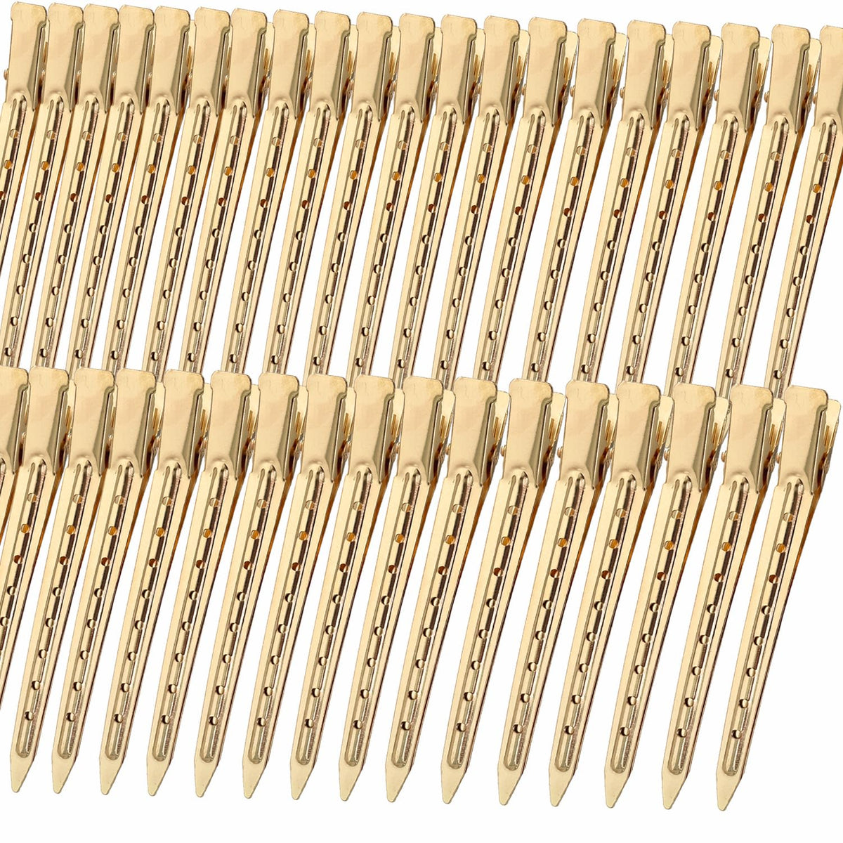 Mythos front pack of 40 golden clips showing professional supply benefit