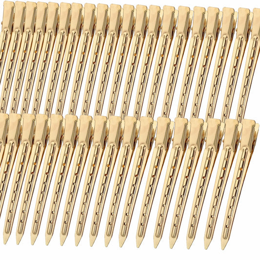 Mythos front pack of 40 golden clips showing professional supply benefit