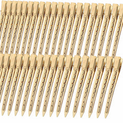 Mythos front pack of 40 golden clips showing professional supply benefit