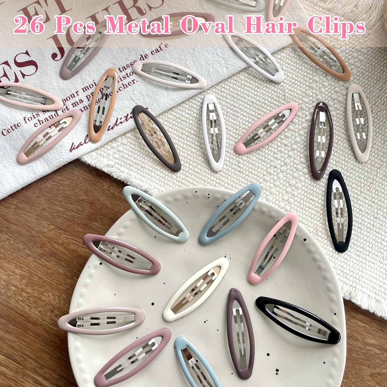 Mythos clip securing half-up hairstyle showcasing tidy everyday wear