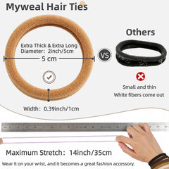 Myweal elastic core detail illustrating durable stretch for long-lasting hold