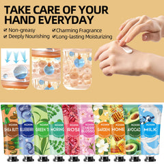 Applying MZANK hand cream to hands for quick-absorbing comfort