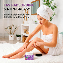 MZANK applied to leg showing muscle relief and restored comfort