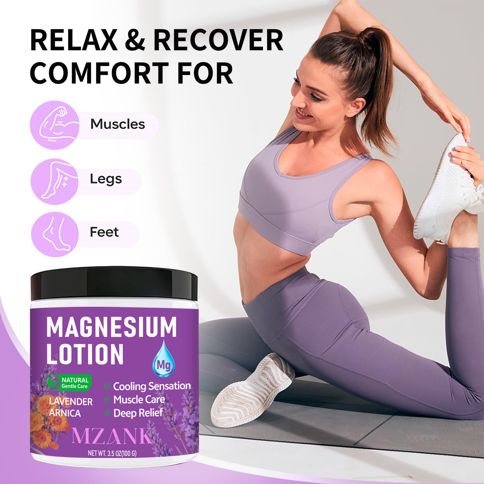 MZANK lotion being pumped highlighting easy, mess-free application