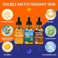 MZANK vitamin C serum bottle with dropper for brightening