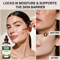 MZANK glycerine blended with essential oils illustrating carrier compatibility and scent control benefit
